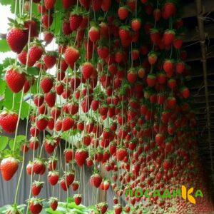 Клубника ампельная Анастасия купить по цене от 370р. в интернет-магазине «Посадика» с доставкой почтой в в Городовиковске и по всей России – [изображение №1].
